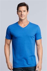 T-SHIRT UOMO SOFT STYLE COLLO A V 150g